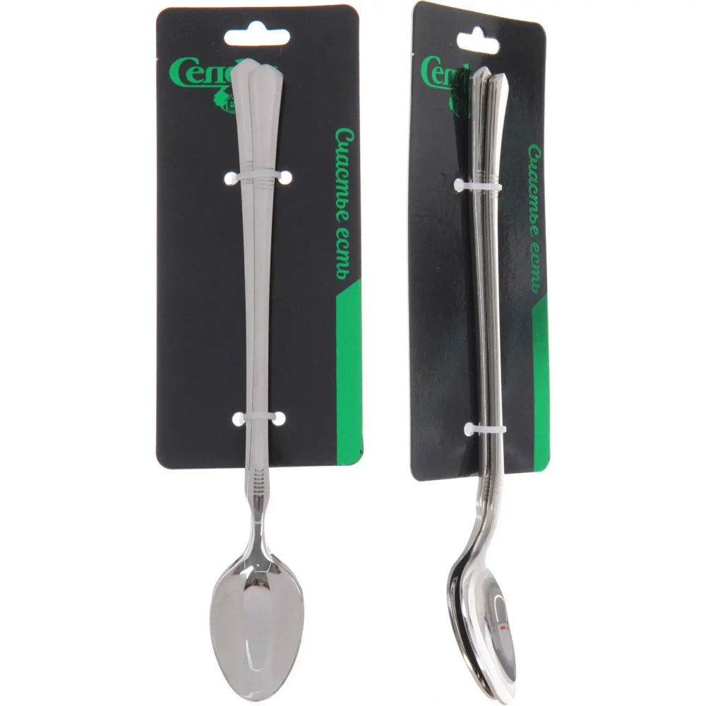 Набор ложек чайных 2шт «BARONE» длинная ручка