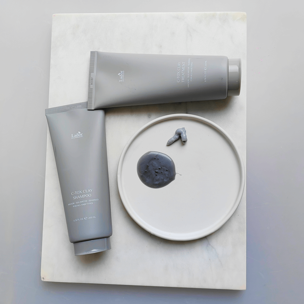 Шампунь и маска на основе минеральной глины и морских экстрактов C-TOX CLAY SHAMPOO 200ML+200ML