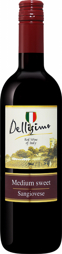 Вино Деллисимо Санджовезе Рубиконе Вино Деллисимо Санджовезе Рубиконе