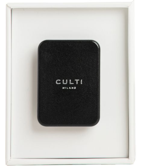 Диффузор для авто в корпусе из кожи (черный) Aramara, Culti Milano