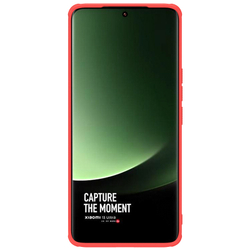 Чехол усиленный красного цвета от Nillkin для смартфона Xiaomi 13 Ultra, серия Super Frosted Shield Pro