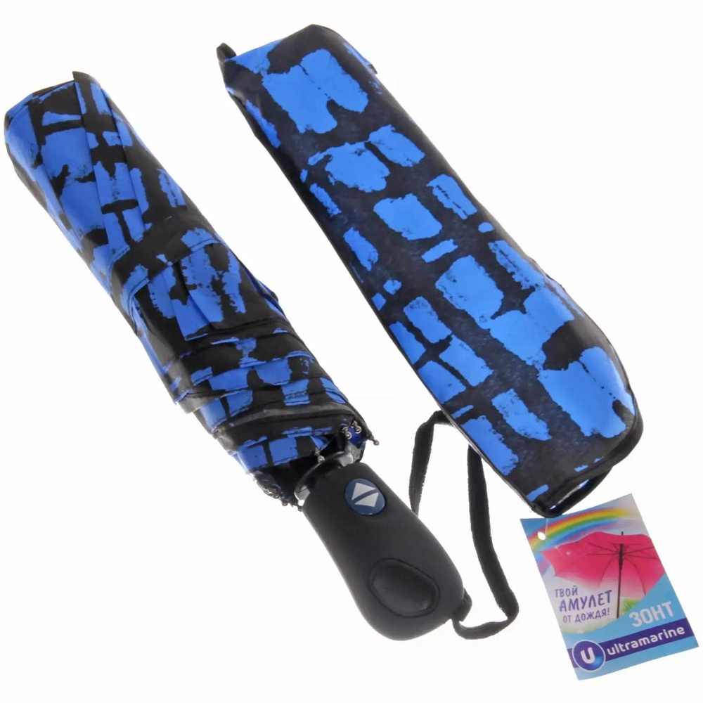 Зонт женский автомат «Ультрамарин - Талуна», микс 4 цвета, 8 спиц, d-96см, длина в слож. виде 28см