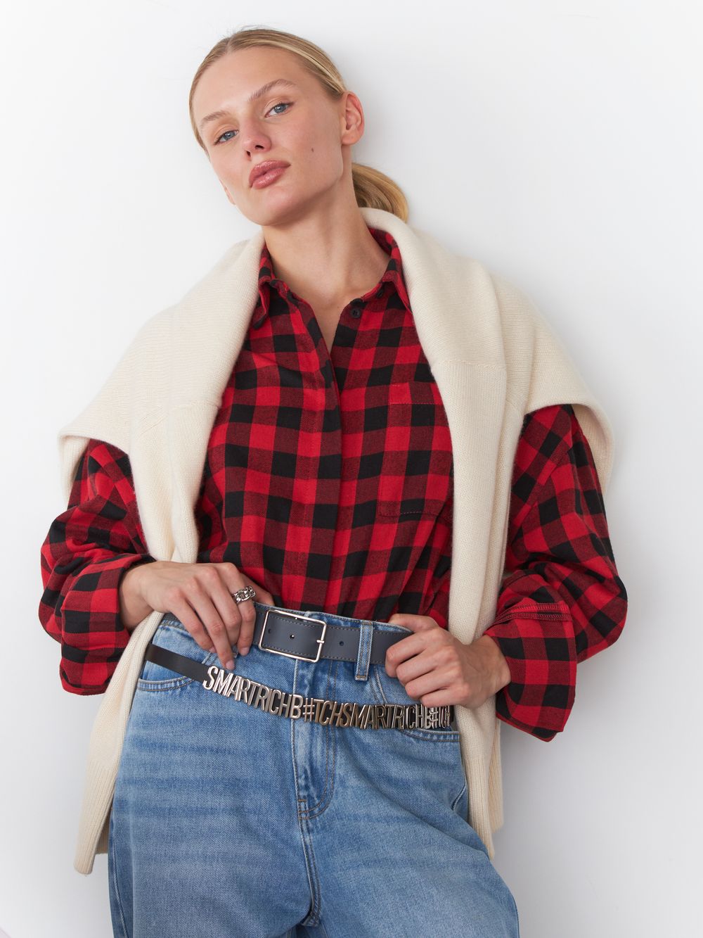 БАЗОВЫЙ РЕМЕНЬ С ПРЯМОУГОЛЬНОЙ ПРЯЖКОЙ GRAPHITE