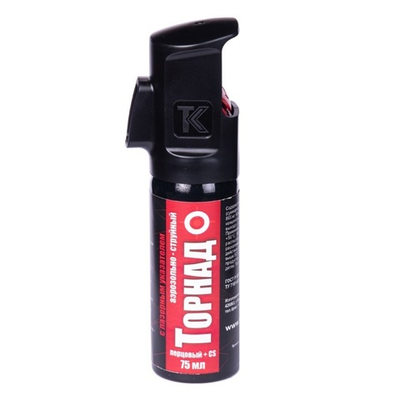 Перцовый баллончик Торнадо (75мл) аэрозольный струйный