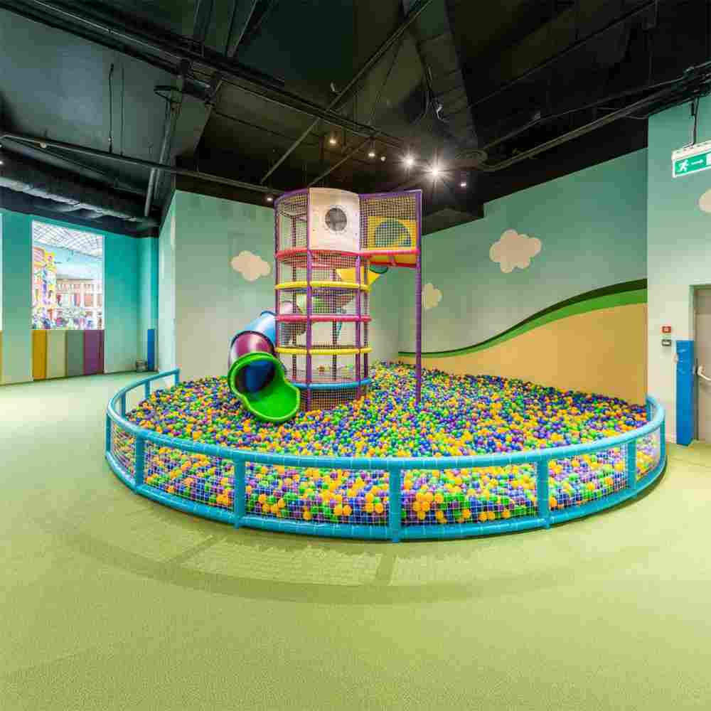 Игровой детский лабиринт «Остров Радужных Шаров»