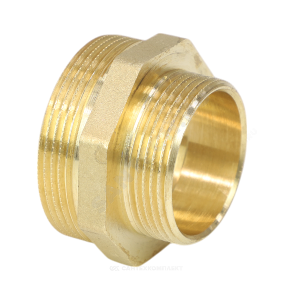 Ниппель латунь переходной Ду 25х20 (1"х3/4") НР LD LD.65.503.2520.0