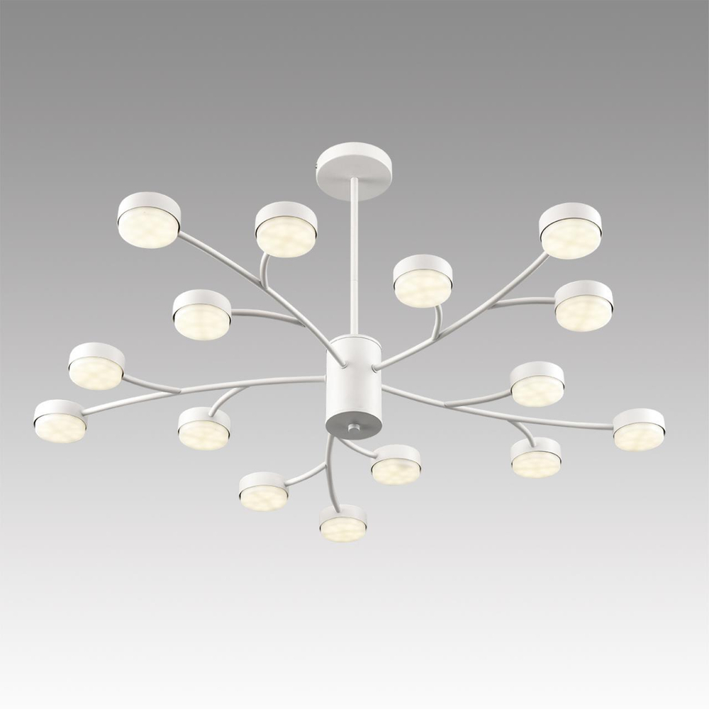 8265/15 COMFI LN26 металл/металл белый/белый Люстра GX53 LED 15*7W 220V TORINA