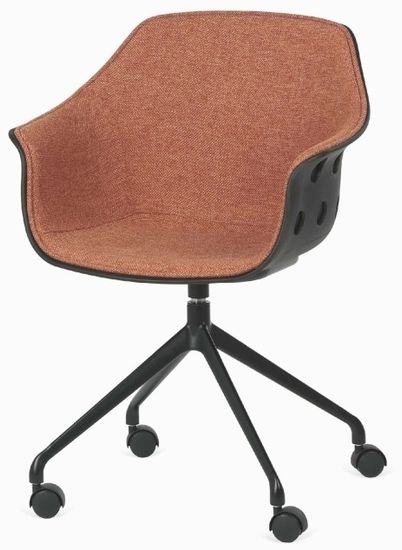 Стул Expectation цвет черный/терракотовый