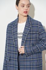 ПИДЖАК В КЛЕТКУ СИНИЙ|СВЕТЛО-ЖЕЛТЫЙ