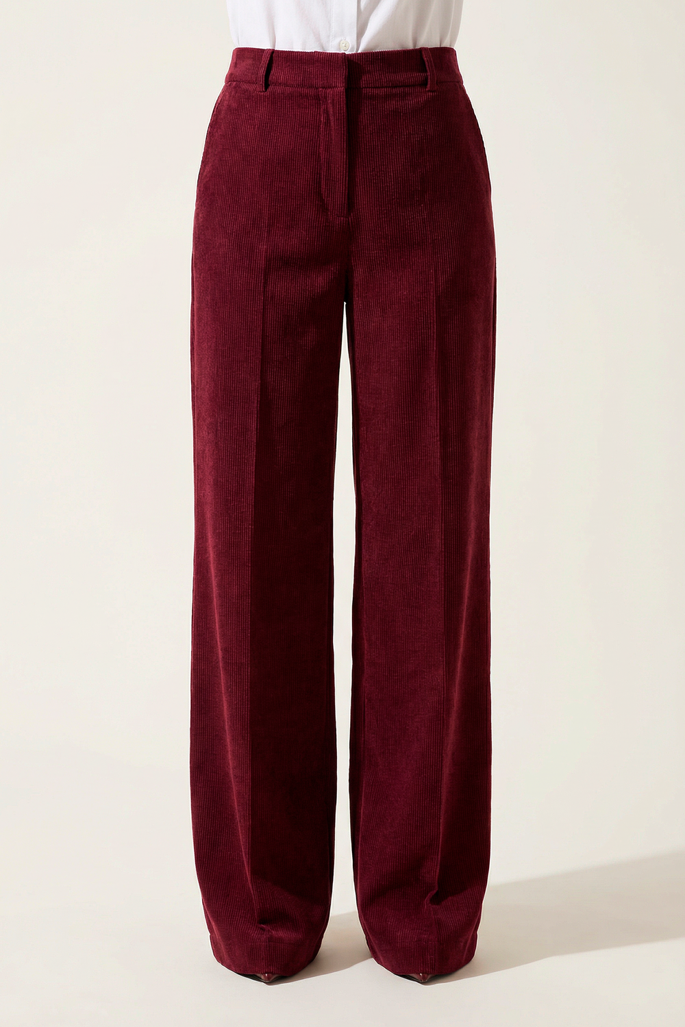 Брюки палаццо вельветовые