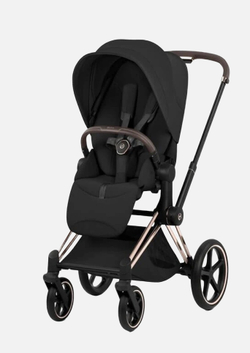 Коляска Cybex Priam V Style Rosegold 2 в 1 Sepia Black