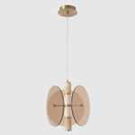 Подвесной светодиодный светильник Crystal Lux AMARILLO SP12W LED BRASS