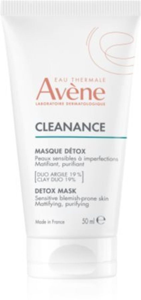 Avène детоксифицирующая маска для лица Cleanance
