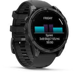 Смарт-часы Garmin Fenix 8 Amoled 47мм Slate Gray с черным силиконовым ремешком, 010-02904-00