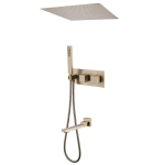 Душевая система Abber Daheim AF8254G золото матовое