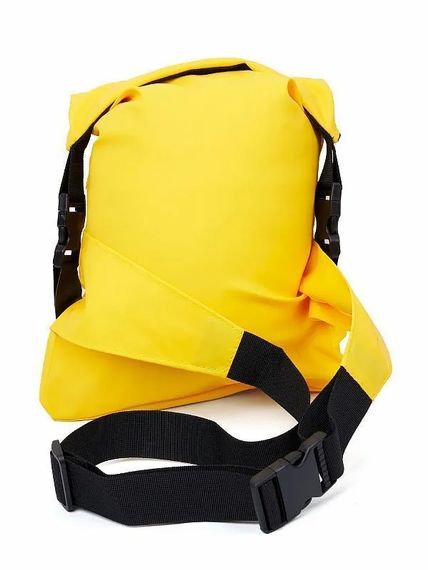 Гермосумка поясная Sargan Скелетон-Кенга+SUP желтый