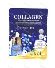 Маска тканевая с коллагеном COLLAGEN, EKEL, Корея, 25 мл.