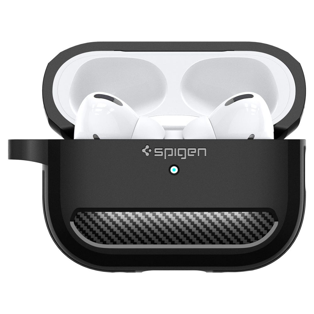 Чехол Spigen RUGGED ARMOR APPLE AIRPODS PRO 1 / 2 MATTE BLACK