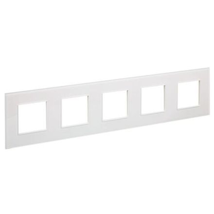 Рамка 5-м SKANDY SK-F25W стекло арктич. бел. IEK SK-M52-G-K01