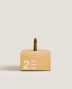 Мебельная ручка Zara Home, 3х4х1 см, 2 шт., 9552/555