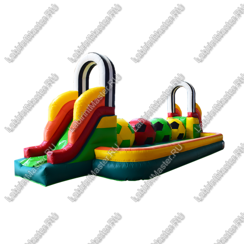 Коммерческий надувной батут "Футбольная площадка" 12*5*4 м