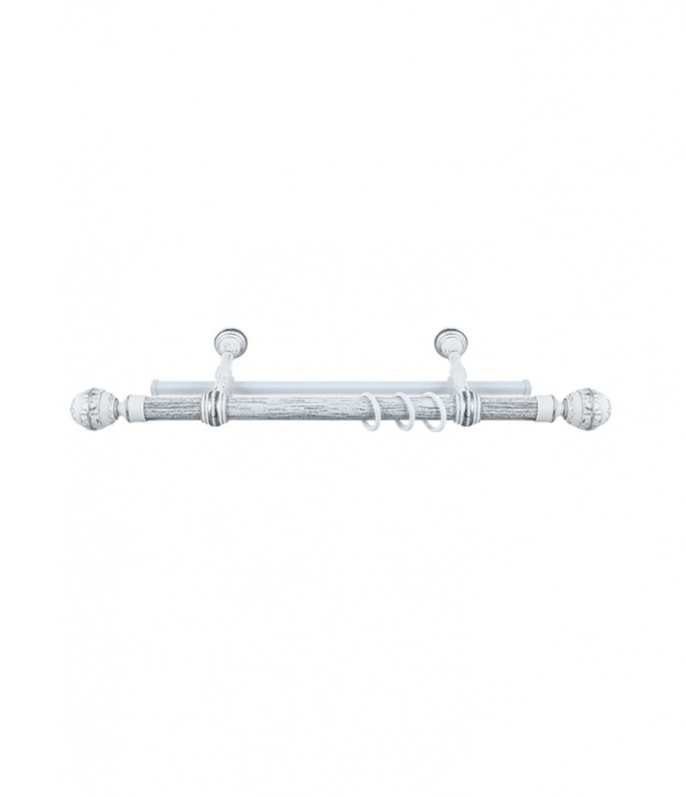 Карниз круглый Legrand Валанс 2-х  рядный 2400 мм