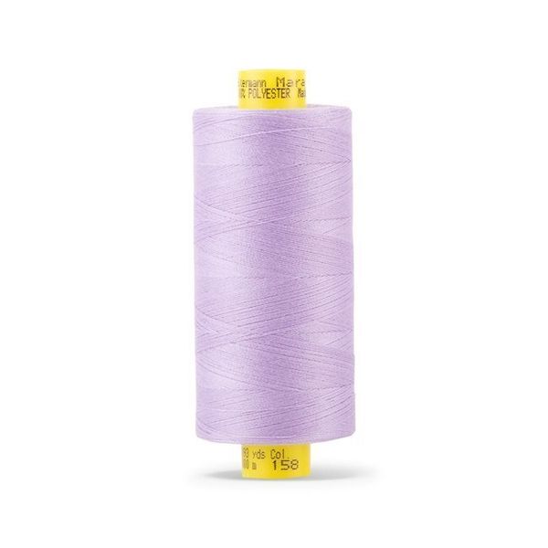 Нитка Gutermann Mara 120 (1000 метров), 1 кат., универсальная | 158 св.сиреневый
