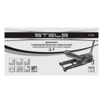 Домкрат гидравлический подкатной, быстрый подъем, 3т Low Profile Quick, 75-515 мм, профессиональный Stels