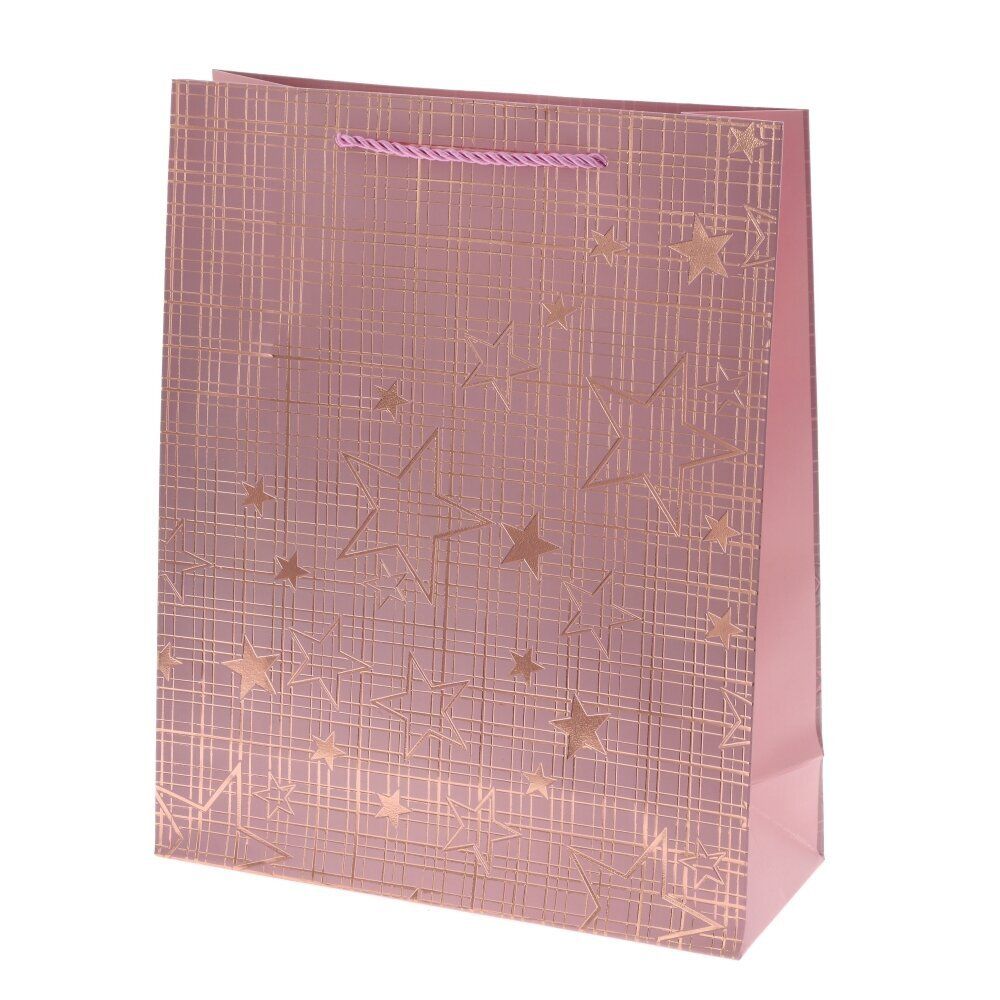 GAEM Пакет подарочный M (бумага 210г/м2, блок микс 12шт), L26 W10 H32 см, 4в.