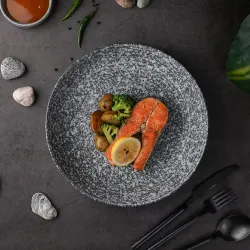 Салатник 1200 мл d 25 см h4,5 см Stone Untouched Taiga P.L. Proff Cuisine [1]