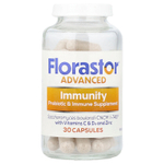 Florastor, Advanced, Immunity Probiotic & Immune Supplement, 30 Vegetarian Capsules