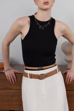 ТОНКИЙ РЕМЕНЬ С ЗАМОЧКОМ BEIGE|NUDE