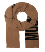 Шаль Moschino - коричневый(50212 M5639)