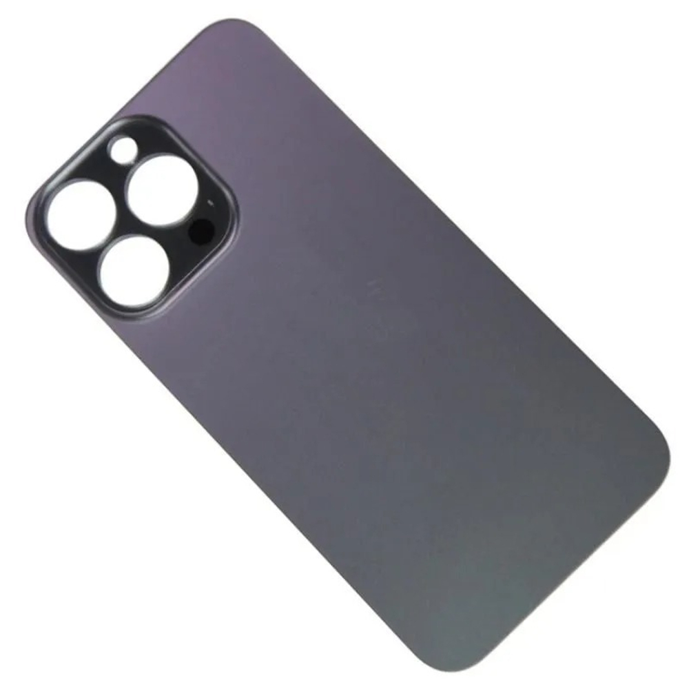 Задняя крышка для Apple iPhone 13 Pro Серый (стекло, широкий вырез под камеру) - Премиум
