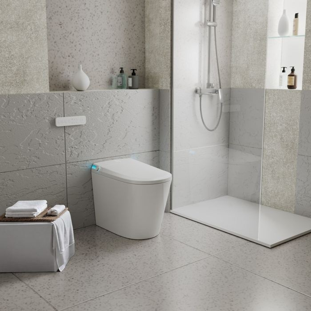 Унитаз приставной Grossman Smart GR-PR-5702 (580х380х460) белый, выпуск в стену, 1 место