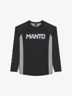 Лонгслив MANTO LOGOTYPE чёрный