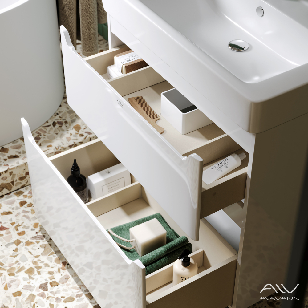 Тумба Lana 80 белая, ум. Q 80