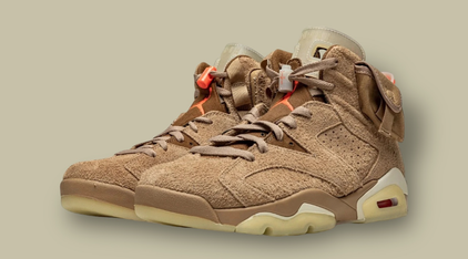 Travis Scott X Air Jordan 6 Retro "British Khaki"