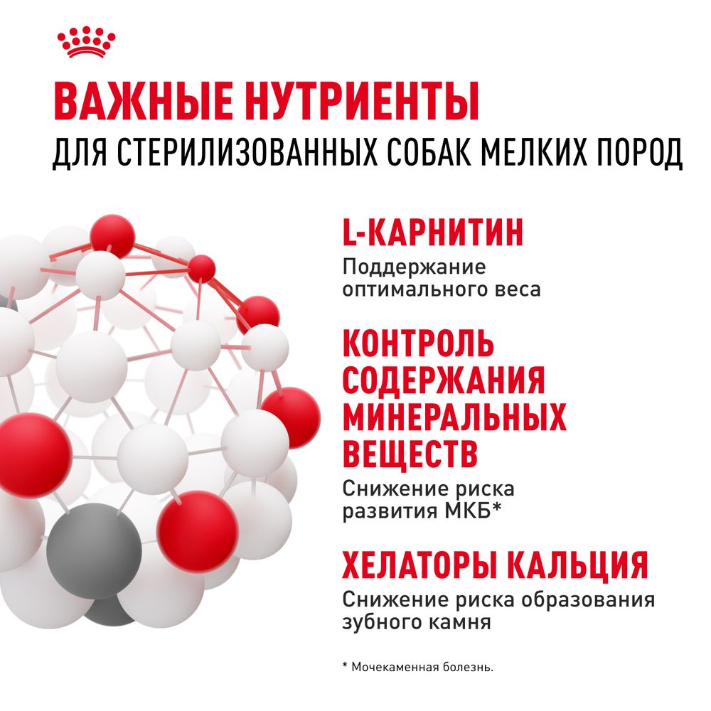 Сухой корм Royal Canin Mini Sterilised для взрослых стерилизованных собак мелких размеров, склонных к набору веса Сухой корм Royal Canin Mini Sterilised для взрослых стерилизованных собак мелких размеров, склонных к набору веса