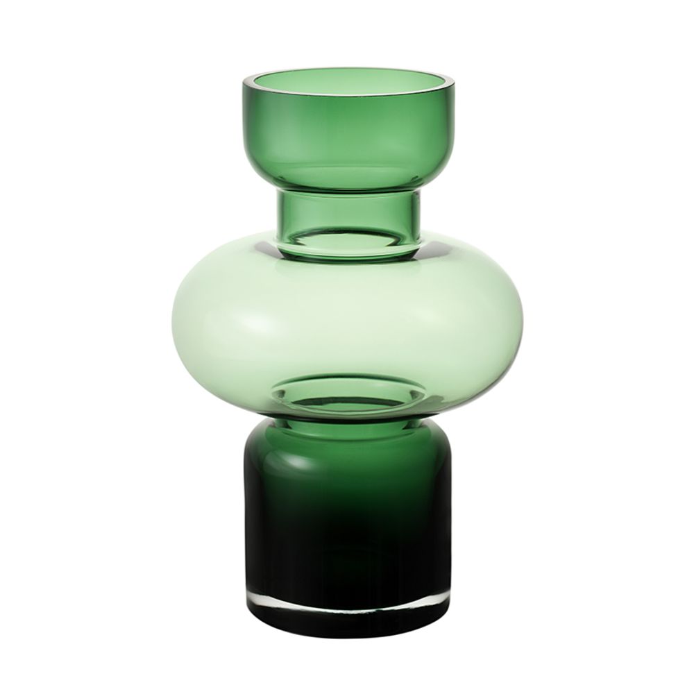 Ваза Florum, 25 см, изумрудная