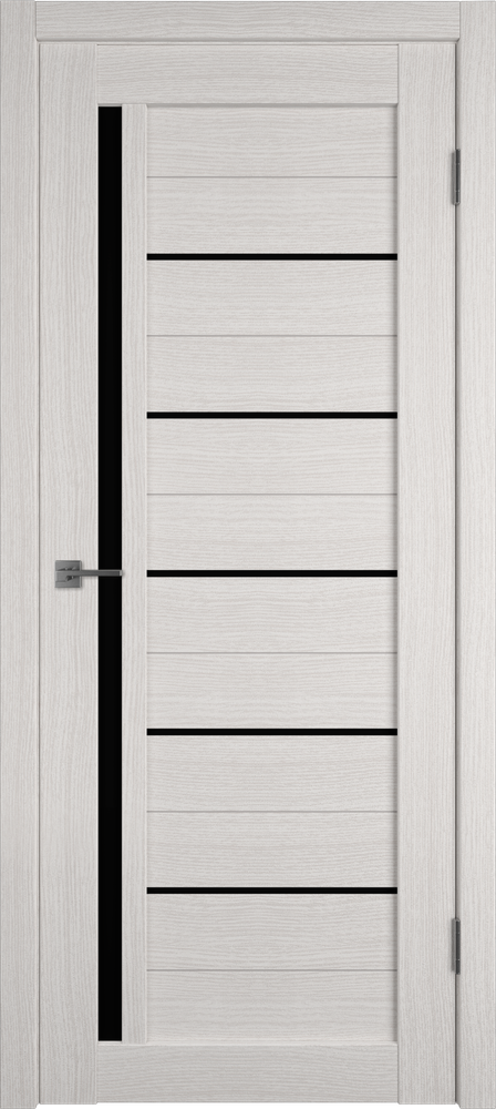Дверь Atum 1 / Bianco / Black Gloss / Владимирские двери