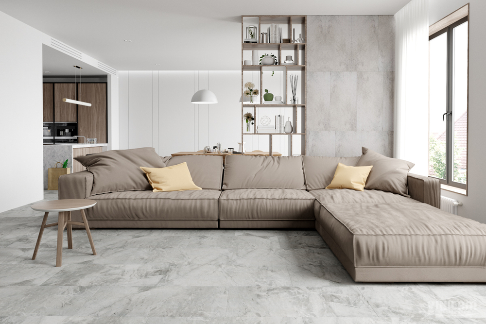 LVT-плитка VINILAM 91902 Адриатический серый (4,56) клеевой