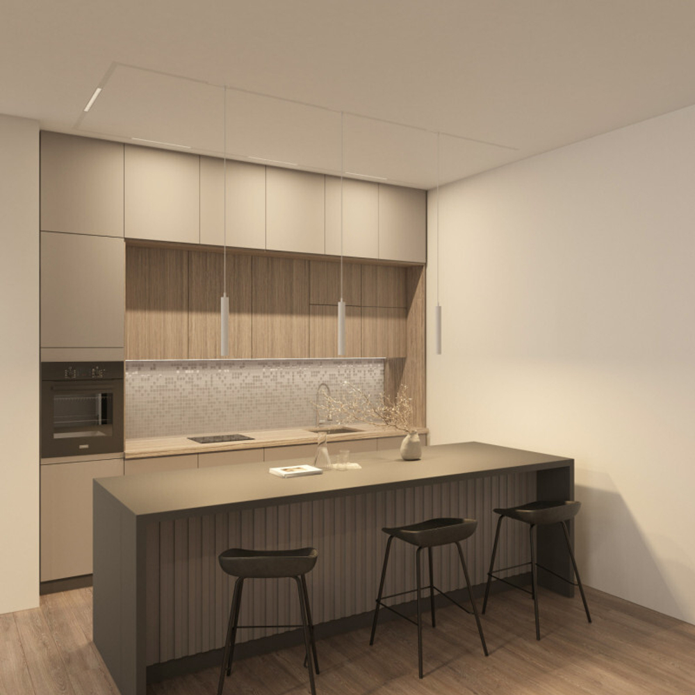 Линейный светильник SIMPLE GRILL 9W 3000K, белый