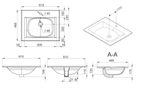 Раковина мебельная AM.PM Spirit V2.0 M70AWCC0602WG белая глянцевая