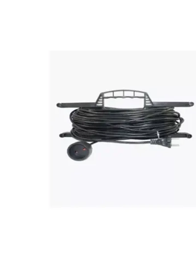 Удлинитель на рамке 50м черный ПВС 2*0,75