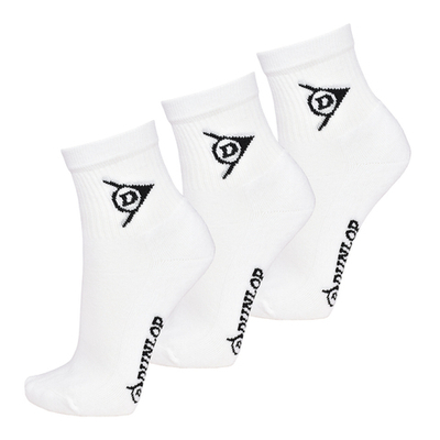 Теннисные носки Dunlop Women Quarter Sock 3P - white