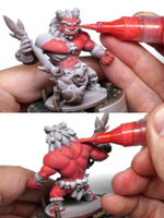 Акриловый маркер с кистью AK Playmarkers Gold