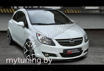 Диффузор переднего бампера Opel Corsa D