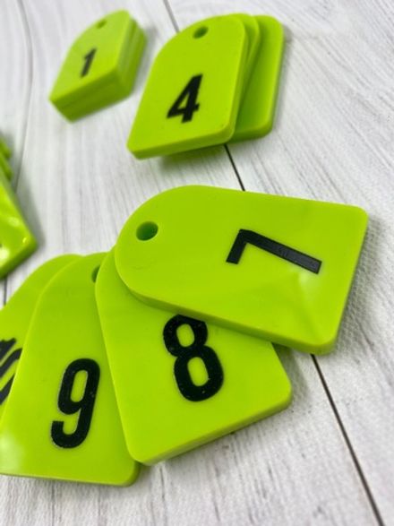 Номерки для ключей 30х50 (Комплект)