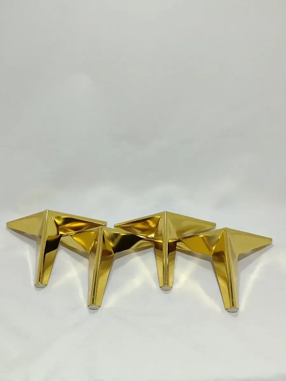 Ножки мебельные опоры звезда золото высота 13см/4шт